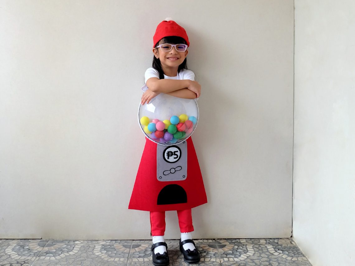 DIY Gumball Machine Costume