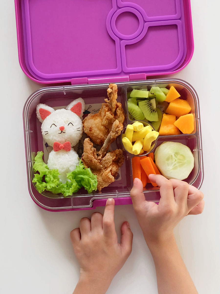 Cat Bento Food Art Inside Yumbox Panino Cat Bento Food Art Inside Yumbox Panino