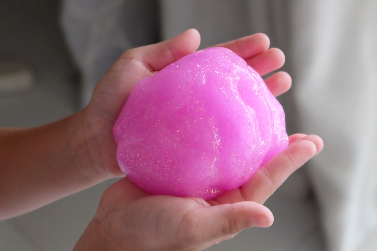Mess-Free Glitter Slime